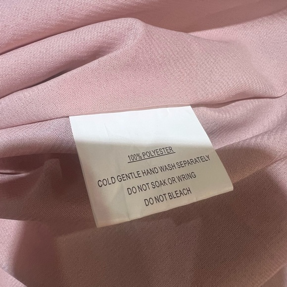 Saints & Secrets FASHION PINK FLORAL PRINT OFF SHOULDER RUFFLE DRESS Large - Picture 6 of 11